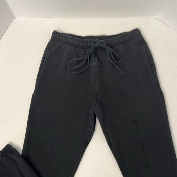 ESSENTIALS FEAR OF GOD MENS BLACK JOGGER SWEATPANTS SIZE SMALL - Picture 3 of 16